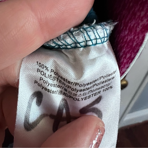 Burton WB Peak Hoodie in Blue Pink Stripe size XS - Picture 8 of 9